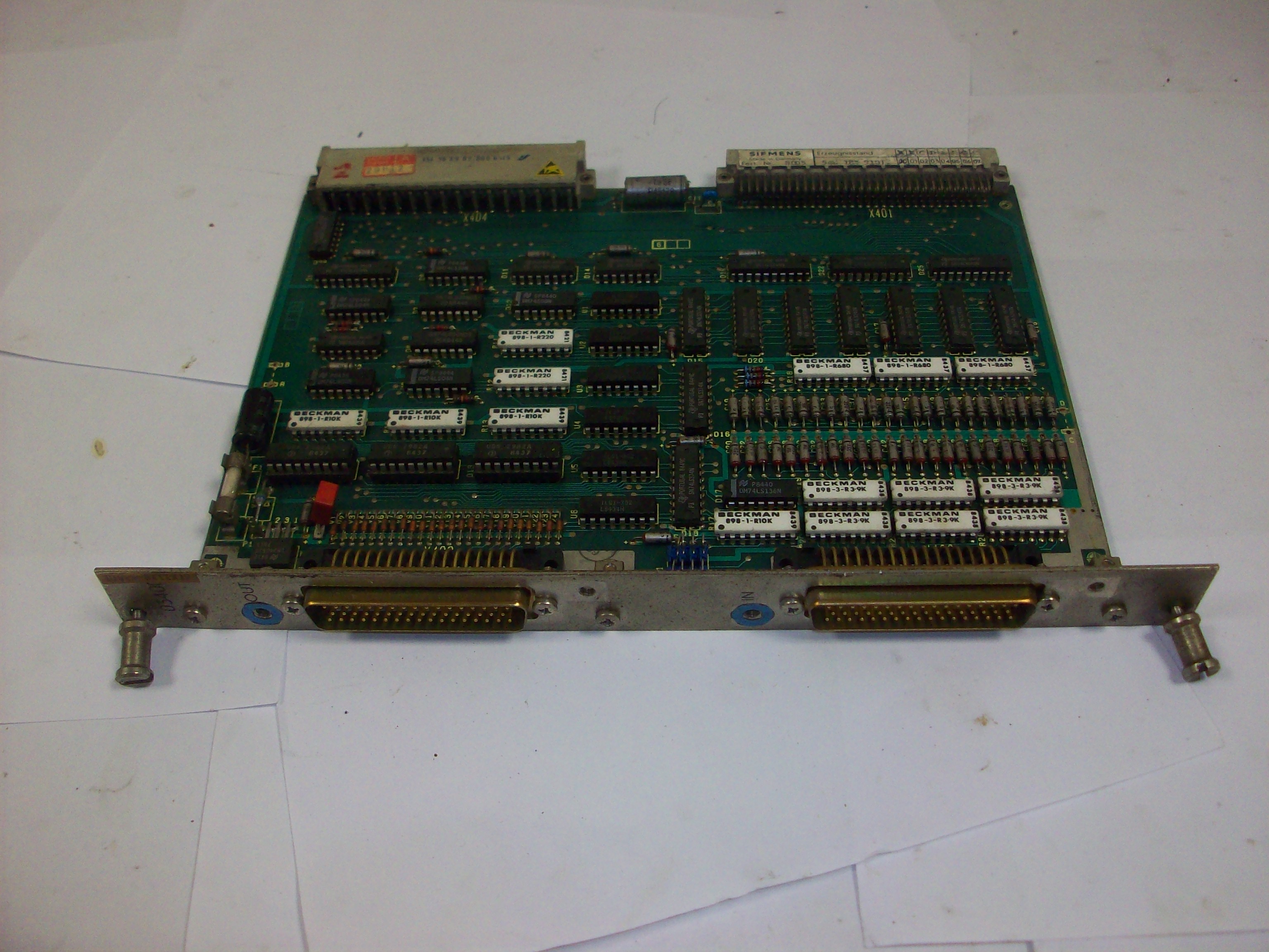 Siemens Carte entrée/sortie 6FX1118-4AA01